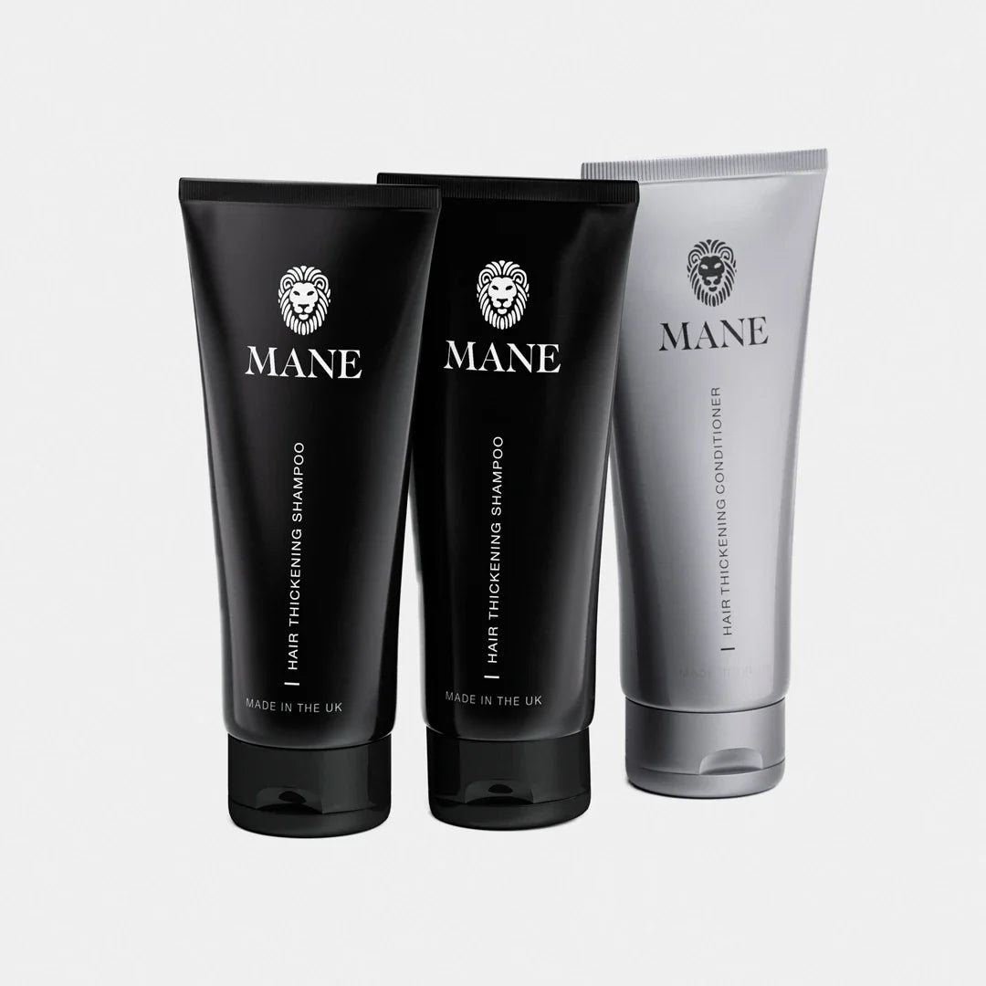 Mane Hair Thickening Shampoo & Conditioner 3-Pack (100ml x 3)