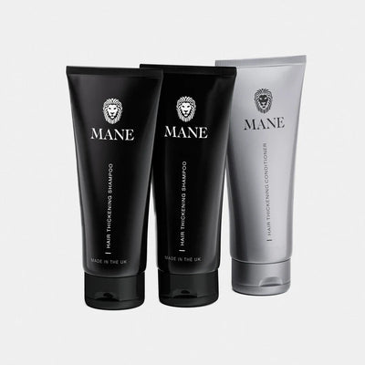 Mane Hair Thickening Shampoo & Conditioner 3-Pack (100ml x 3)