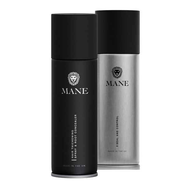Mane Hair Thickening coloring Spray + Mane Seal & Control (200ml Duo-Pack)